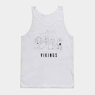 Vikings sticker Tank Top